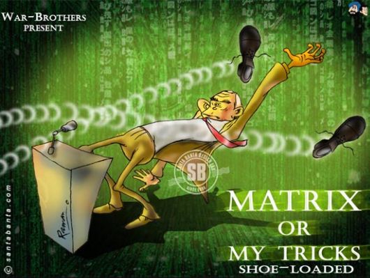 Entire 2008 Indian News through Cartoons