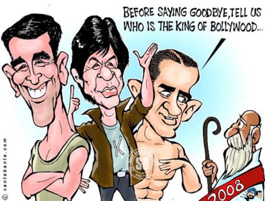Entire 2008 Indian News through Cartoons