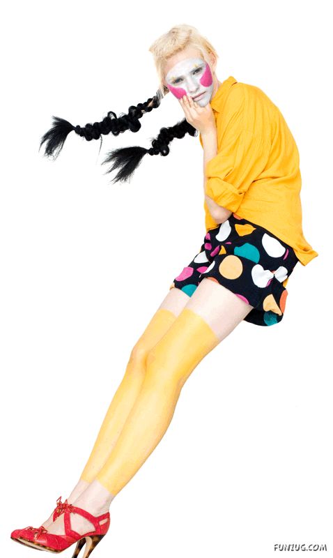 Female Clown Teasing You