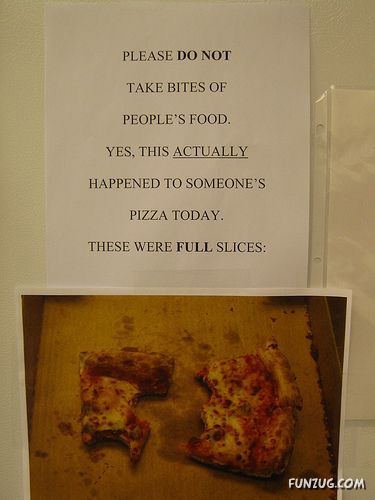 Do You Eat Other's Lunch in Office?