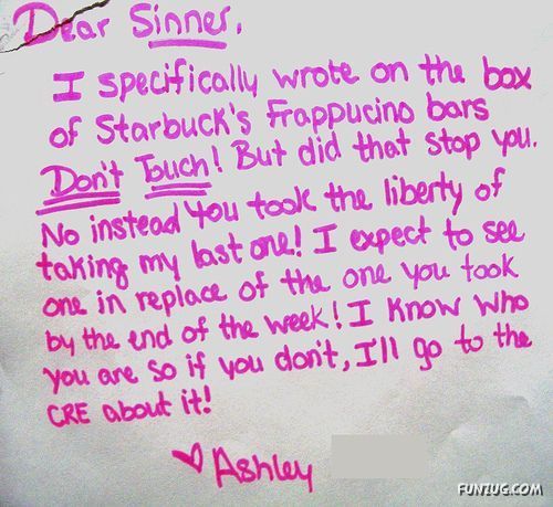 Do You Eat Other's Lunch in Office?