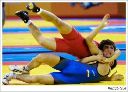 Funny Sportsmen Action Photography