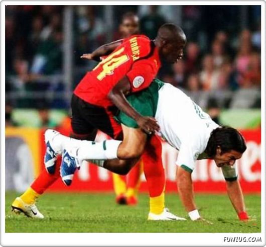 Funny Sportsmen Action Photography