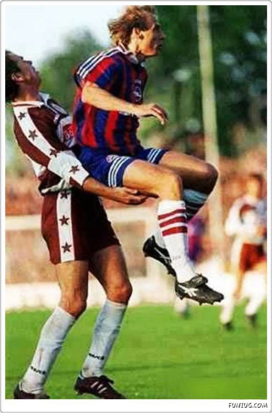 Funny Sportsmen Action Photography