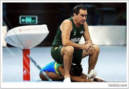 Funny Sportsmen Action Photography