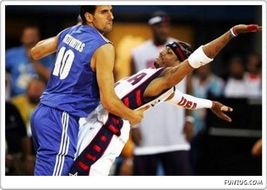 Funny Sportsmen Action Photography