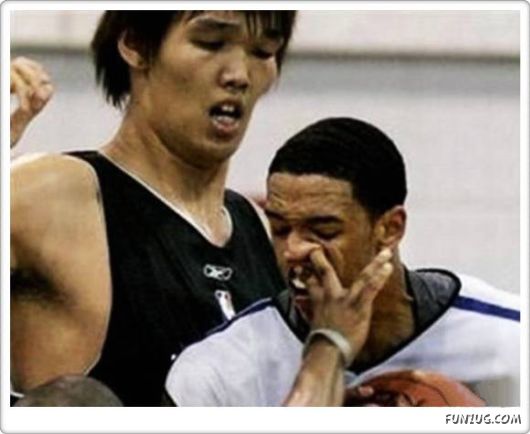 Funny Sportsmen Action Photography