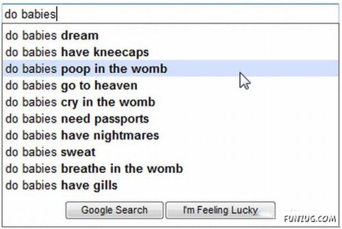 Weird Search Suggestions by Google