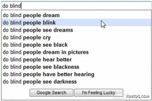 Weird Search Suggestions by Google