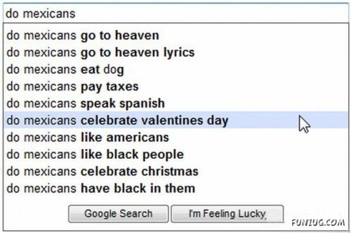 Weird Search Suggestions by Google