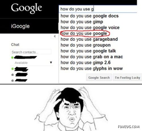 Weird Search Suggestions by Google
