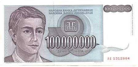 Everyone Was a Billionaire In Yugoslavia (Serbia )
