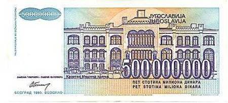 Everyone Was a Billionaire In Yugoslavia (Serbia )