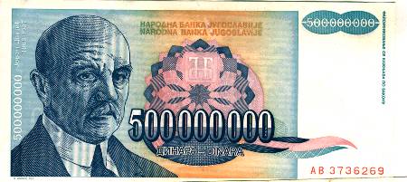 Everyone Was a Billionaire In Yugoslavia (Serbia )
