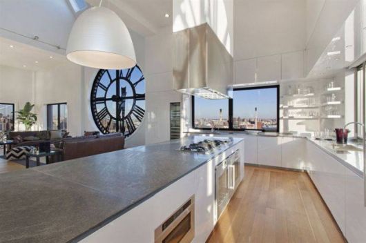 Old Clock Tower Converted To A Penthouse