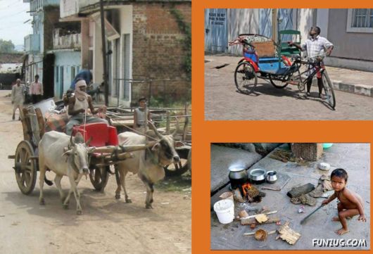 The Streets And People Of India