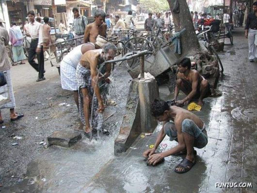 The Streets And People Of India