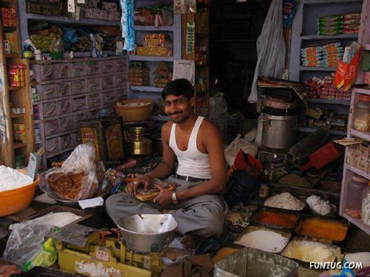 The Streets And People Of India