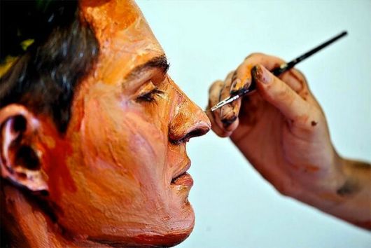 Acrylic on Flesh Cool Paintings