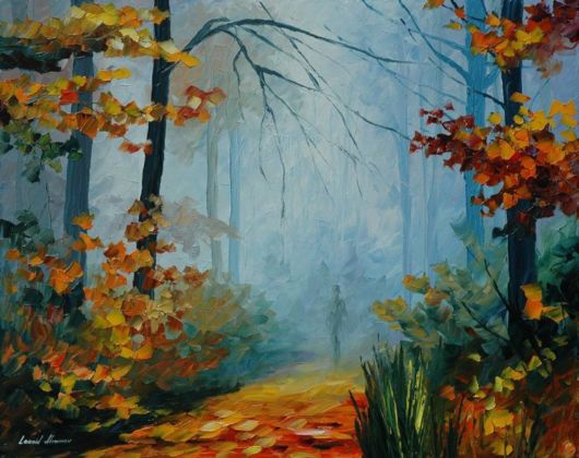 Beautiful Oil Paintings Using Only A Palette Knife  