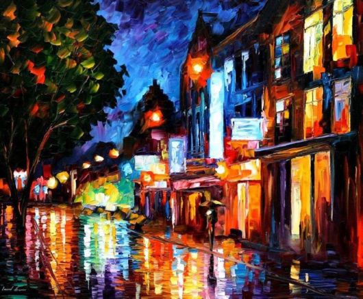 Beautiful Oil Paintings Using Only A Palette Knife  