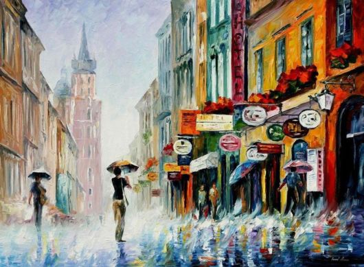 Beautiful Oil Paintings Using Only A Palette Knife  