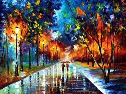 Beautiful Oil Paintings Using Only A Palette Knife  