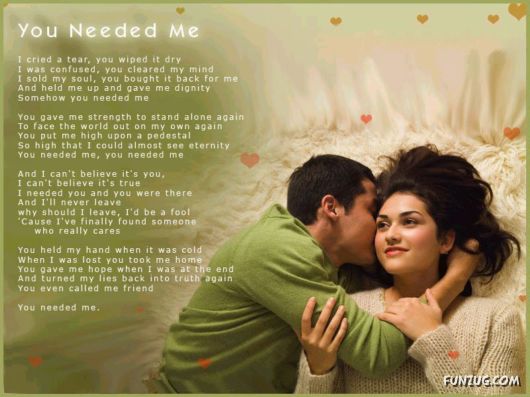 When You Needed Me