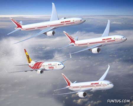 Air India Boeing and Airbus Pictures
