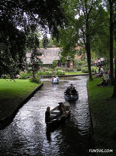 Beautiful Village in Holland with No Roads