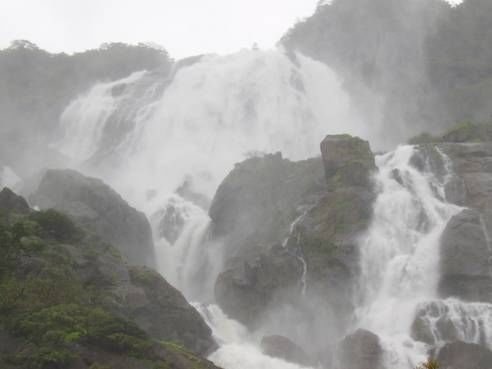 Train in Heaven Like Waterfall