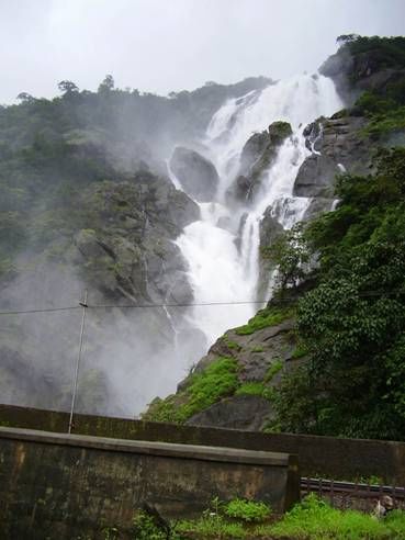 Train in Heaven Like Waterfall