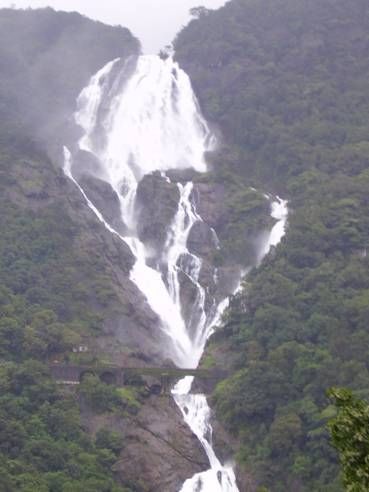 Train in Heaven Like Waterfall