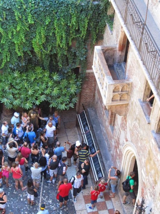 Juliet's House In The City Of Verona
