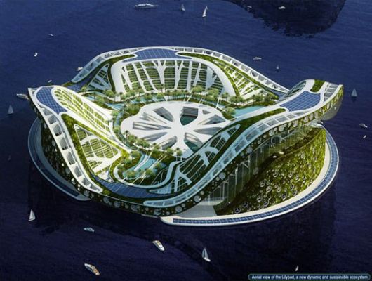 Architectural Concept: Lilypad Floating City