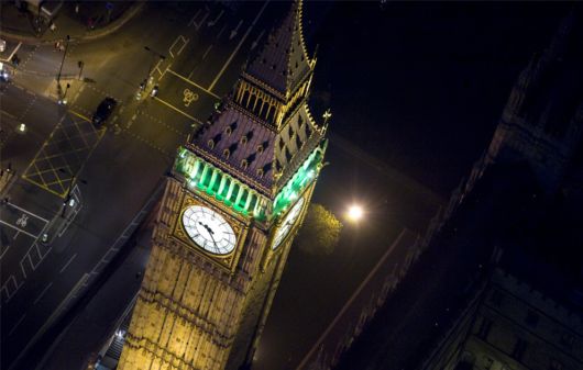 Views of London Night from Above