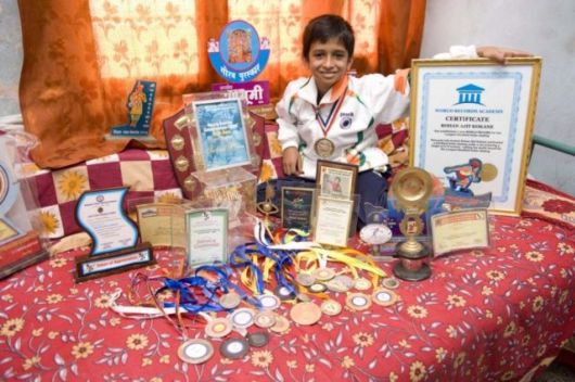 9 Year-Old Boy Sets a World Record