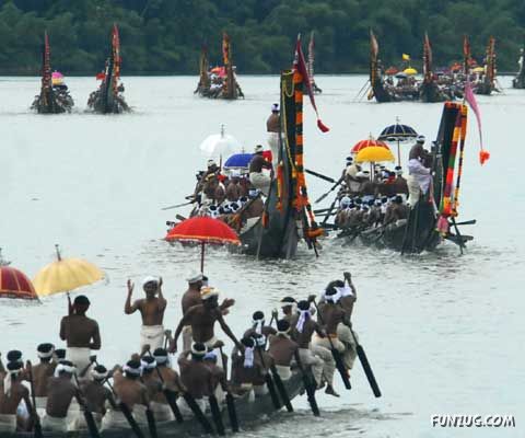 Traditional Boat Race in Aranmula, Kerala