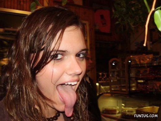 Galz with Freakishly Long Tongues