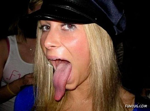 Galz with Freakishly Long Tongues