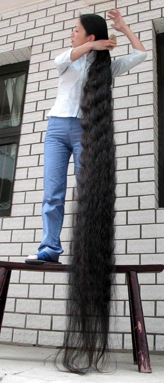 Longest Female Hair Record
