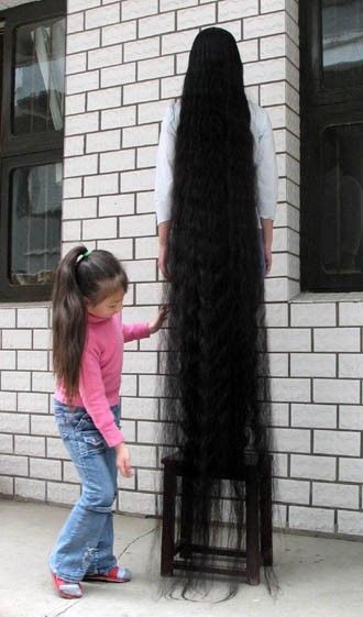 Longest Female Hair Record