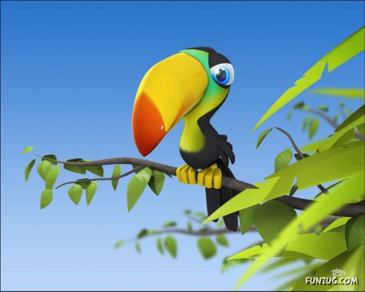 Click to Enlarge - Amazing 3D Animals Wallpapers