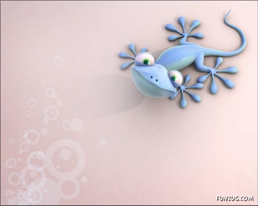 Click to Enlarge - Amazing 3D Animals Wallpapers