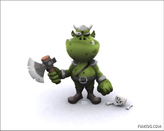 Click to Enlarge - Amazing 3D Animals Wallpapers