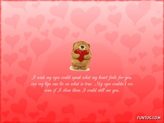 Click to Enlarge - Lovely Love Quotes Wallpapers