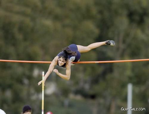 Beautiful Pole Vaulter Allison Stokke