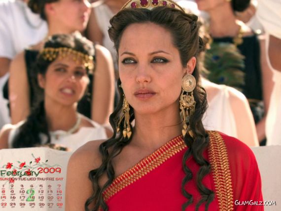 Click to Enlarge - Angelina Jolie Calendar 2009