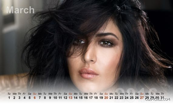 Katrina Kaif Calendar 2016