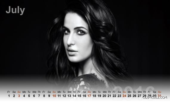 Katrina Kaif Calendar 2016